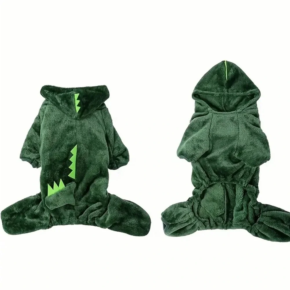 Green Dinosaur Dog Costume
